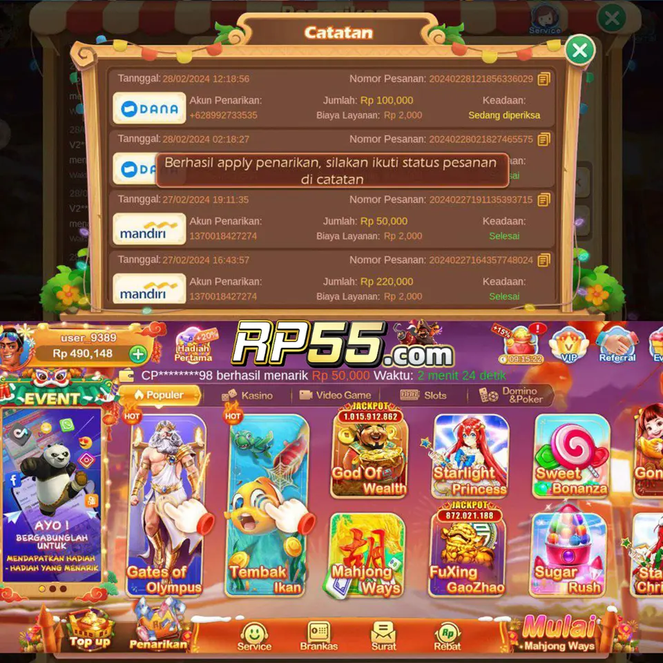 rp55 Daftar Sekarang - Unduh APK